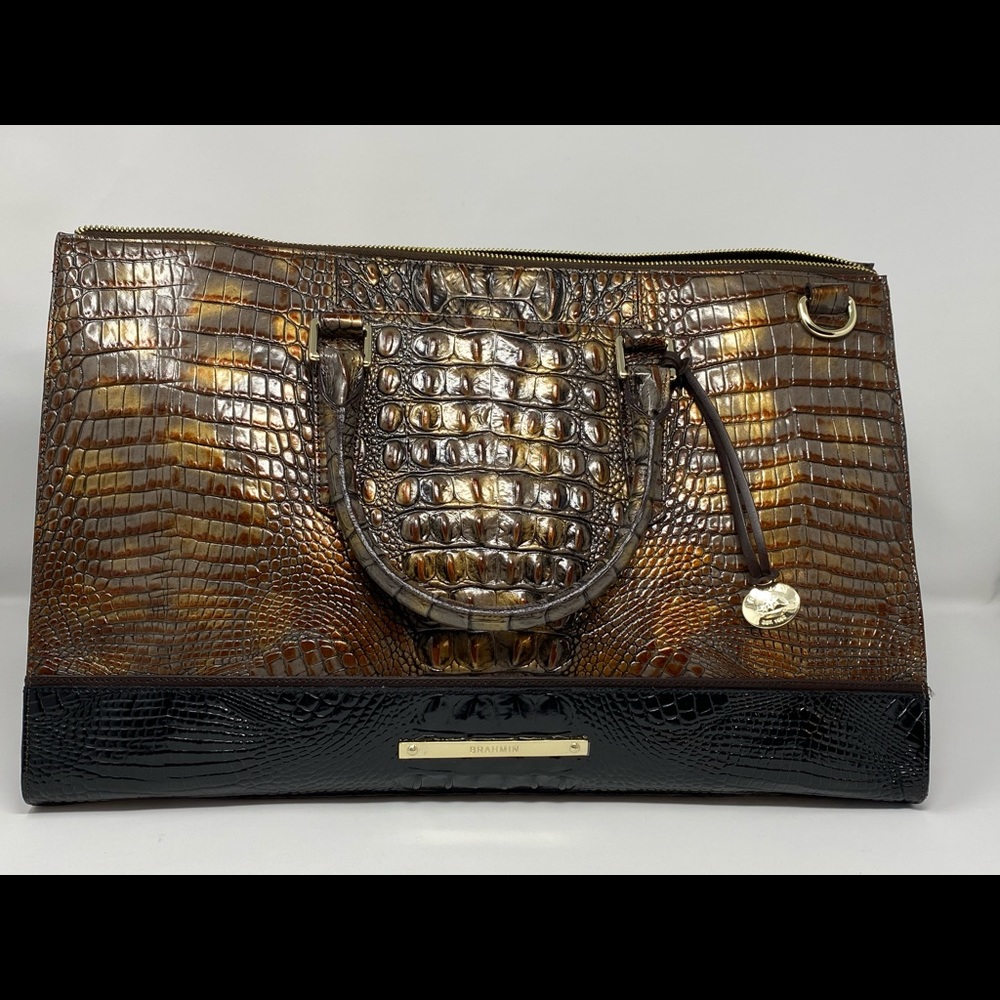 NWT Brahmin “Anywhere” Weekender Tortoise